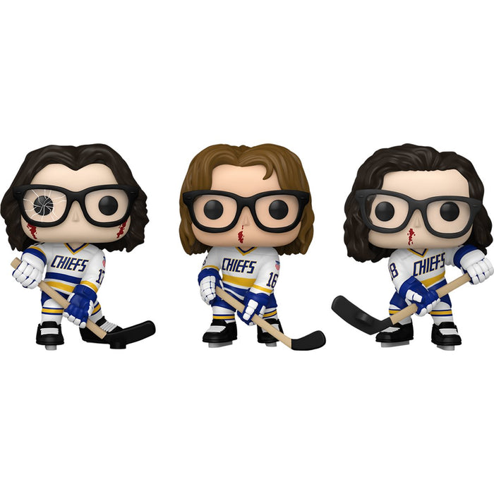 Funko Pop Movies: Slap Shot - The Hansons 3 Pack