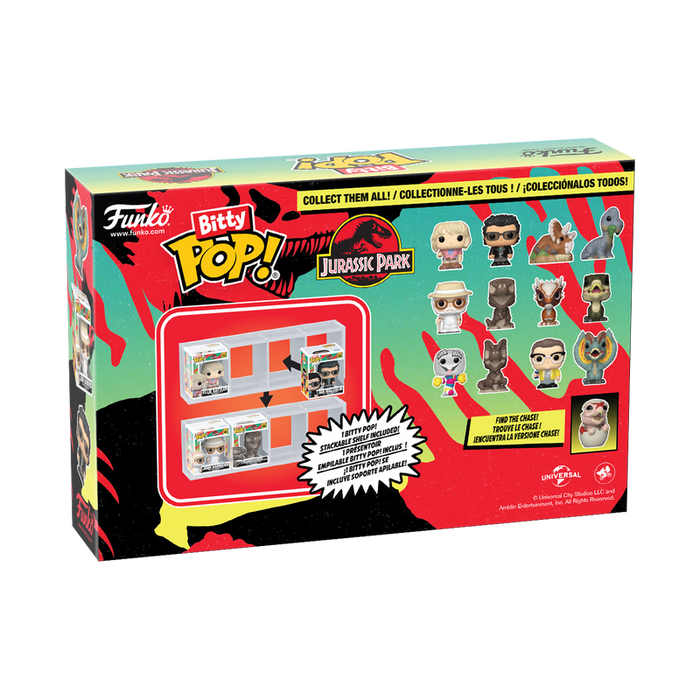 Funko Bitty Pop 4pk: Jurassic Park - Triceratops