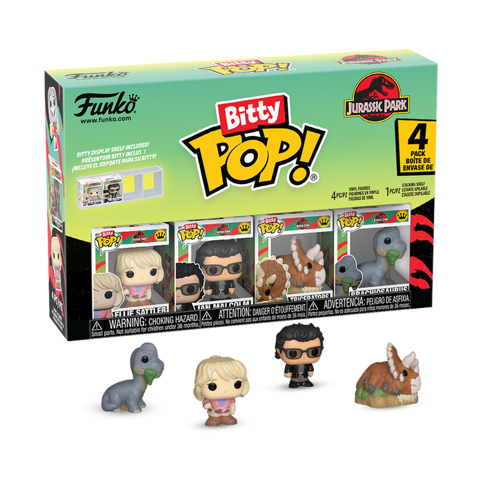 Funko Bitty Pop 4pk: Jurassic Park - Triceratops