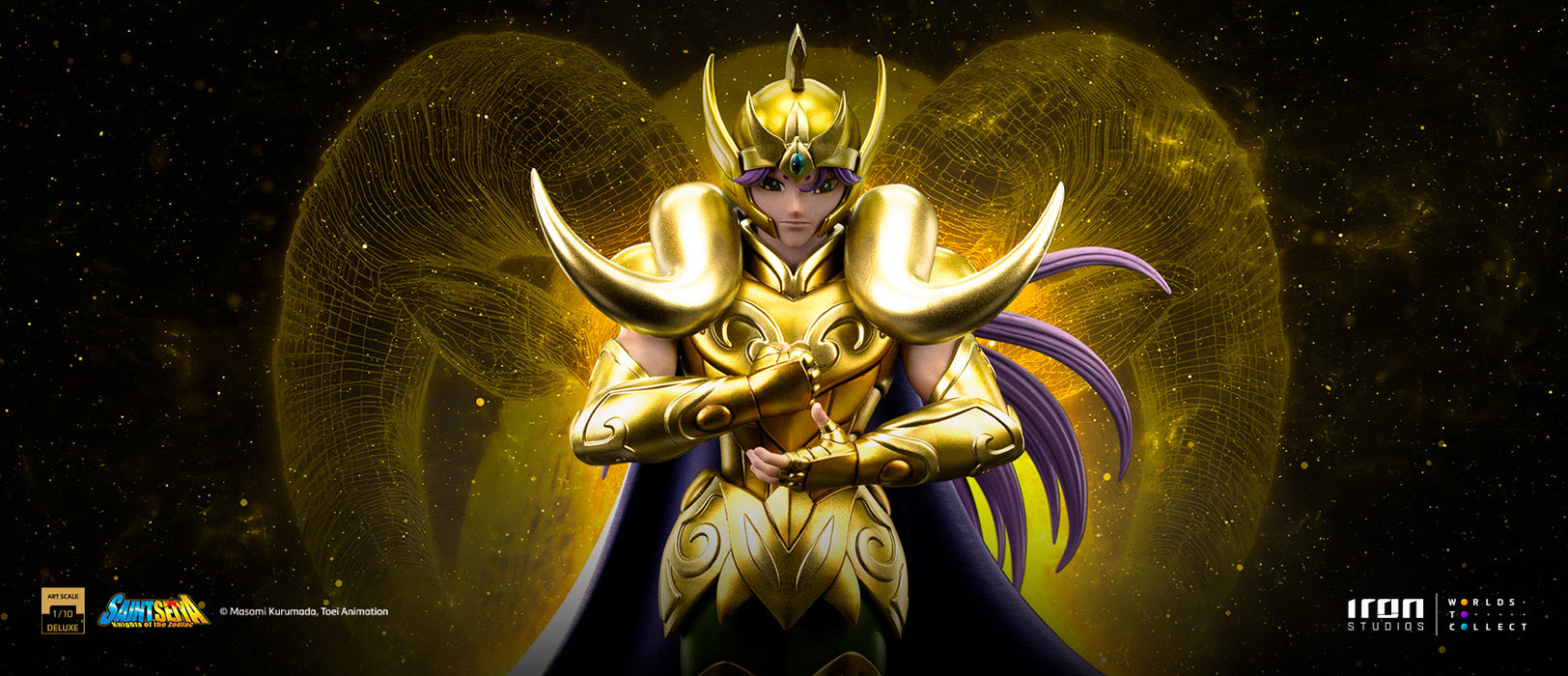 IRON Studios: Saint Seiya - Mu de Aries Deluxe Escala De Arte 1/10