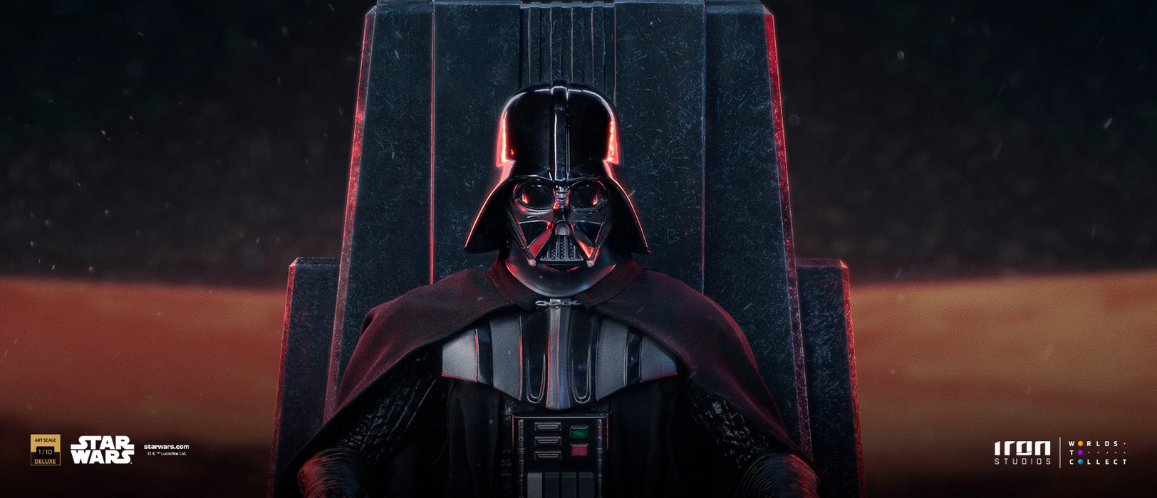 IRON Studios: Star Wars - Darth Vader en Trono Escala De Arte 1/10