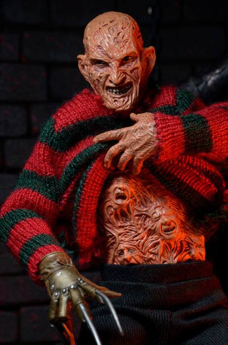NECA Figura de Accion Vestida: Pesadilla En La Calle Del Infierno - Freddy Dream Warriors 8 Pulgadas
