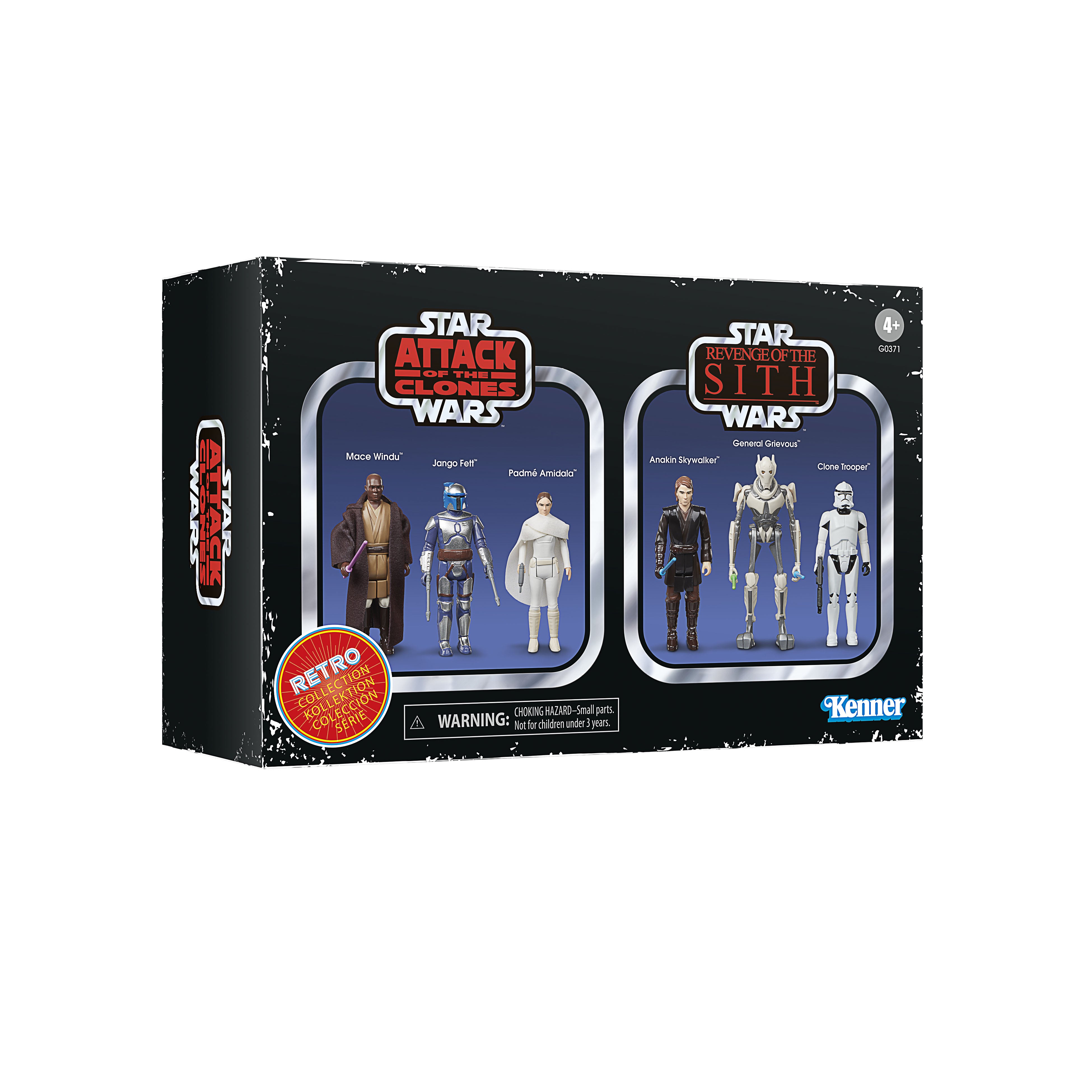 Star Wars Retro Collection: El Ataque De Los Clones Y La Venganza De Los Sith 6 Pack
