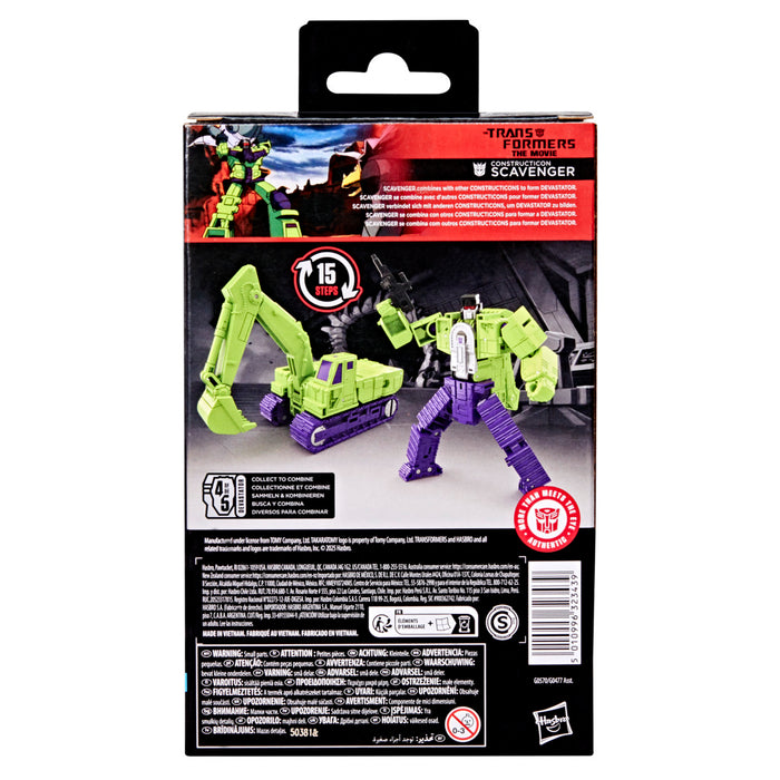 Transformers Studio Series Deluxe Class: The Movie - Constructicon Scavenger