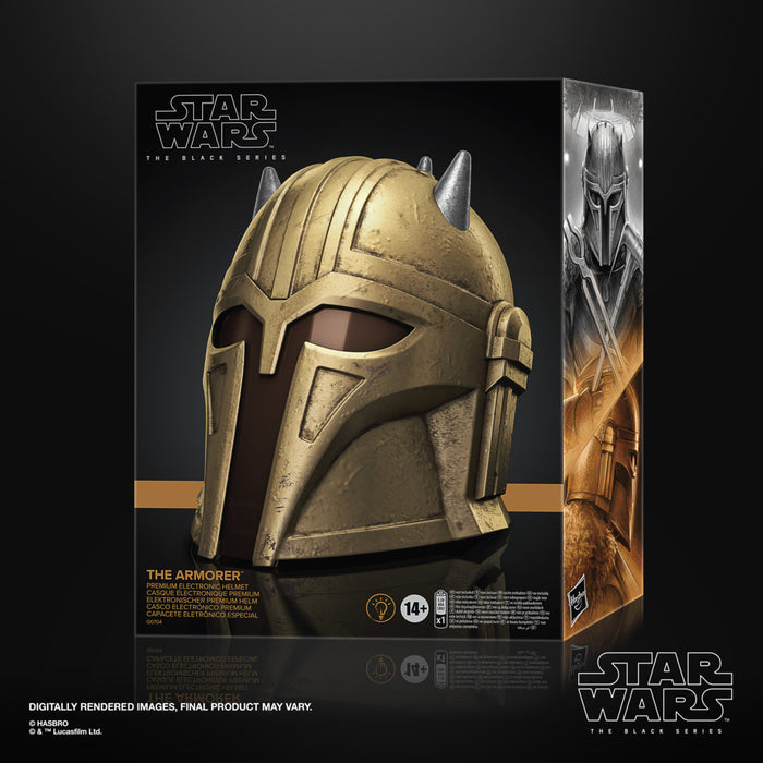 Star Wars The Black Series: The Mandalorian - La Armera Casco Electronico Premium Replica