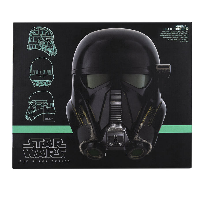 Star Wars The Black Series: Rogue One - Imperial Death Trooper Casco Electronico Premium Replica