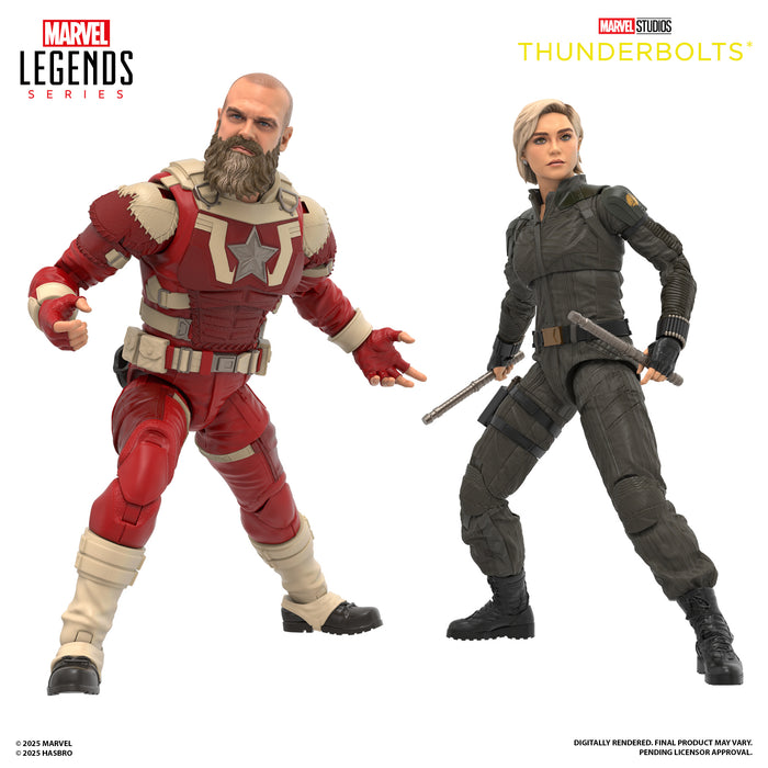 Marvel Legends Series: Thunderbolts - Yelena Belova Y Red Guardian 2 Pack