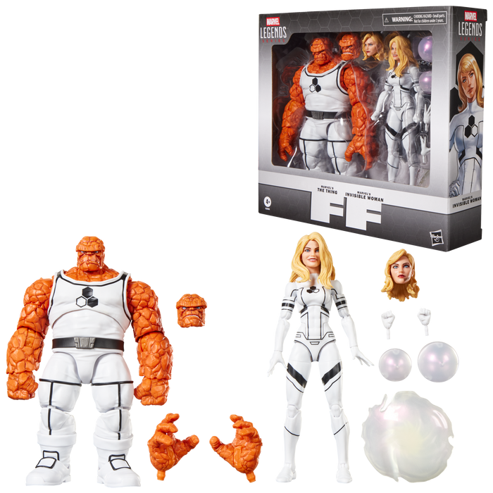 Marvel Legends Series: Future Foundation Comics - La Mole Y La Mujer Invisible 2 Pack