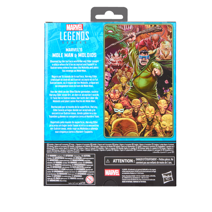 Marvel Legends Series: Comics Los 4 Fantasticos - Hombre Topo Y Topoides 3 Pack