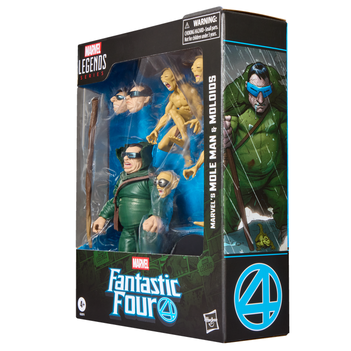 Marvel Legends Series: Comics Los 4 Fantasticos - Hombre Topo Y Topoides 3 Pack