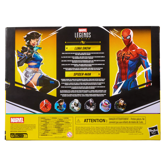Marvel Legends Series: Marvel Rivals - Luna Snow Y Spiderman 2 Pack