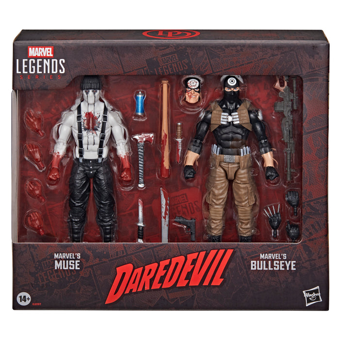 Marvel Legends Series: Daredevil - Bullseye Y Muse 2 Pack