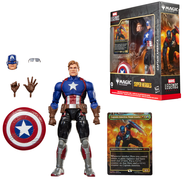 Marvel Legends Series: Magic The Gathering Super Heroes - Capitan America