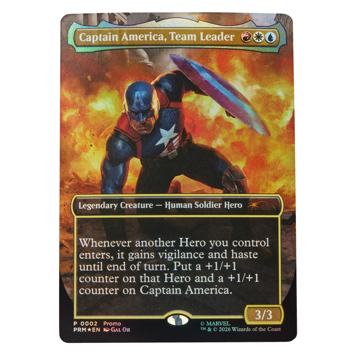 Marvel Legends Series: Magic The Gathering Super Heroes - Capitan America