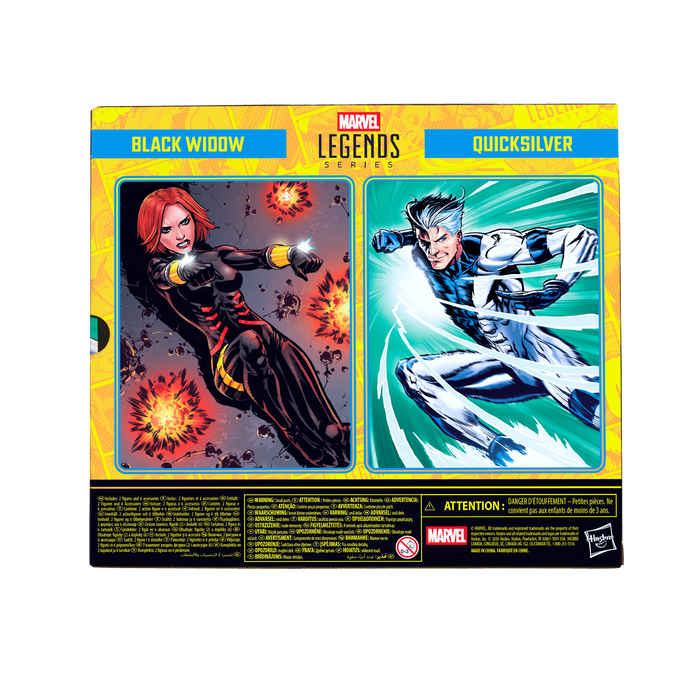 Marvel Legends Series: The Avengers Earths Mightiest Heroes - Black Widow Y Quicksilver 2 Pack