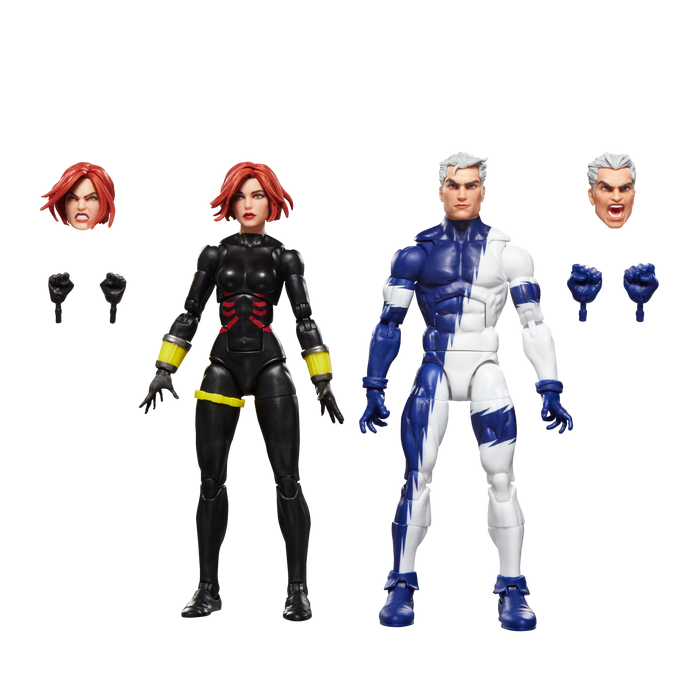 Marvel Legends Series: The Avengers Earths Mightiest Heroes - Black Widow Y Quicksilver 2 Pack