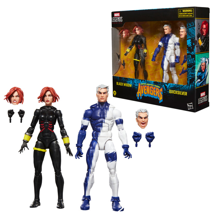 Marvel Legends Series: The Avengers Earths Mightiest Heroes - Black Widow Y Quicksilver 2 Pack