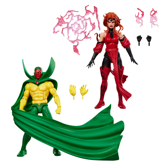 Marvel Legends Series: Comics Avengers The Crossing - Black Vision Y Bruja Escarlata 2 Pack