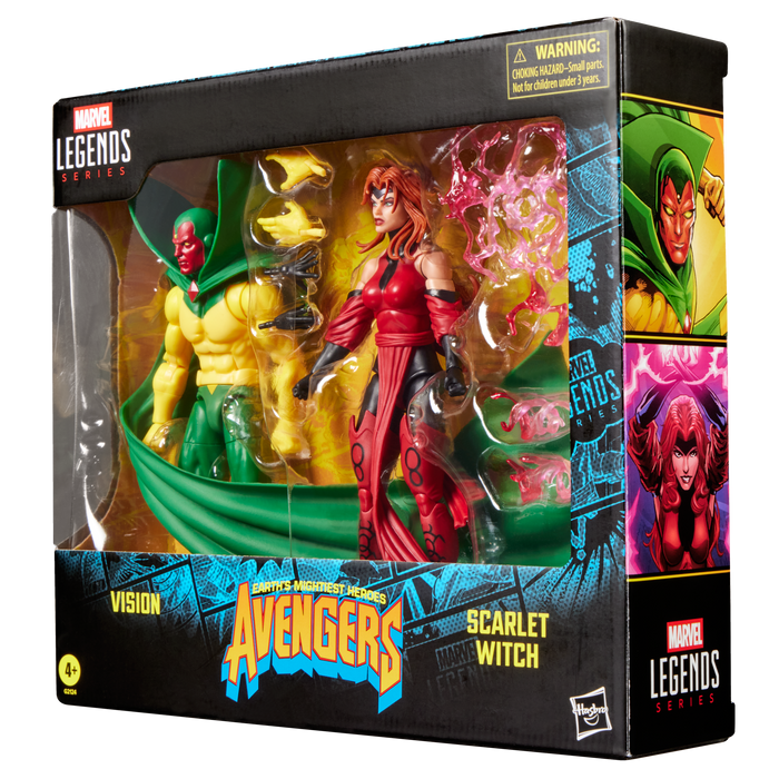 Marvel Legends Series: Comics Avengers The Crossing - Black Vision Y Bruja Escarlata 2 Pack