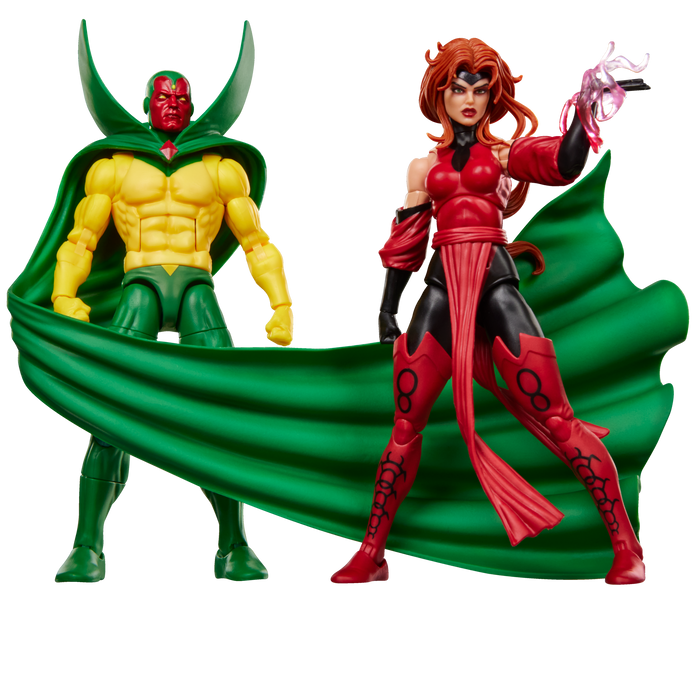 Marvel Legends Series: Comics Avengers The Crossing - Black Vision Y Bruja Escarlata 2 Pack
