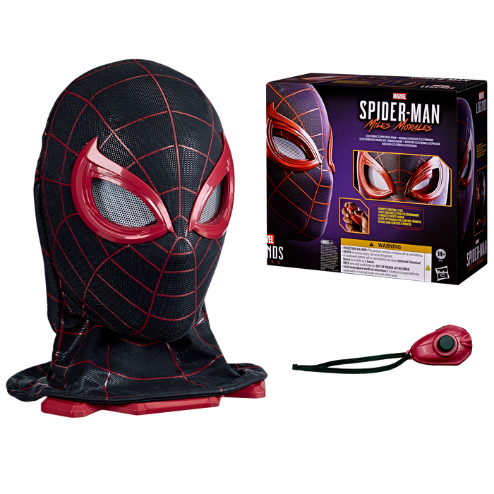 Marvel Legends Series: Spider-Man 2 Game - Miles Morales Mascara Electronica Premium