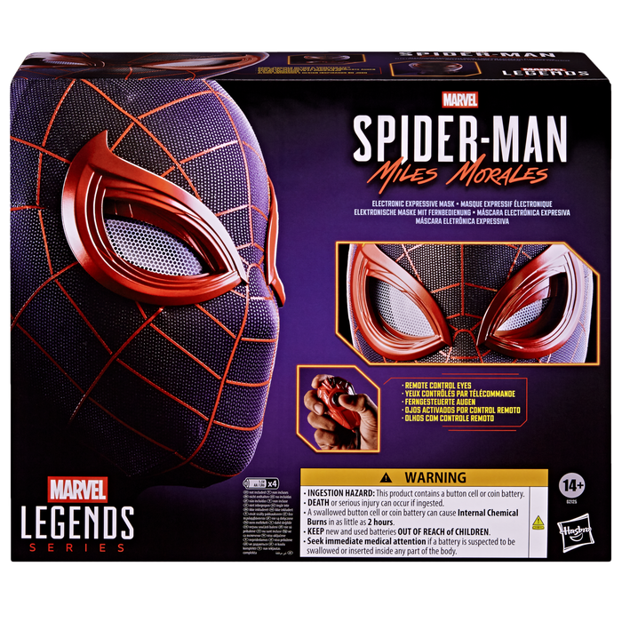 Marvel Legends Series: Spider-Man 2 Game - Miles Morales Mascara Electronica Premium