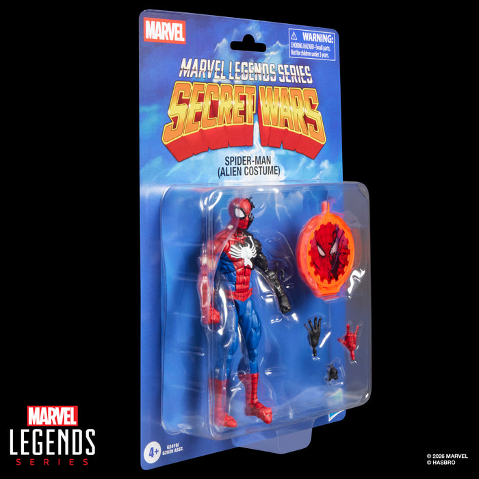 Marvel Legends Series Retro: Secret Wars - Spider-Man Alien Costume