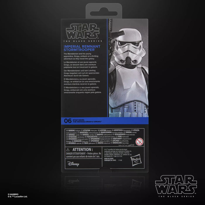 Star Wars The Black Series: The Mandalorian Y Grogu - Imperial Remnant Stormtrooper Con Daño De Batalla