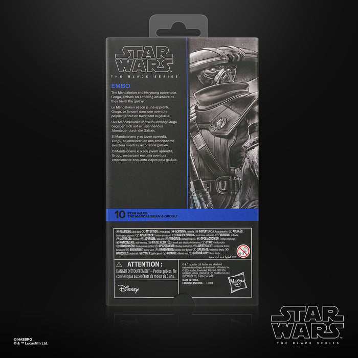 Star Wars The Black Series: The Mandalorian Y Grogu - Embo