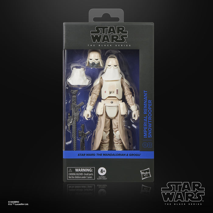 Star Wars The Black Series: The Mandalorian Y Grogu - Snowtrooper Imperial Remamente