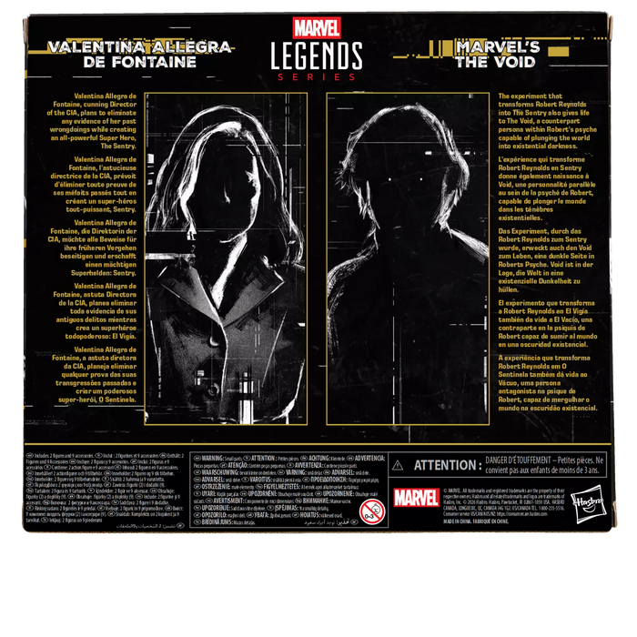 Marvel Legends Series: Thunderbolts - The Void Y Valentina Allegra De Fontaine 2 Pack