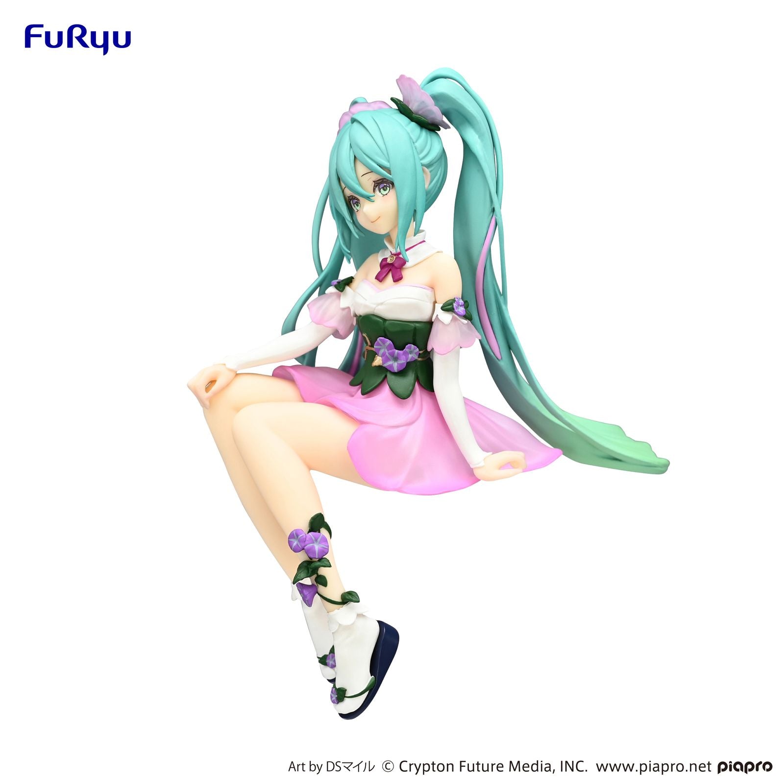 Furyu Figures Noodle Stopper: Hatsune Miku - Hatsune Miku Flower Fairy Morning Glory Pink