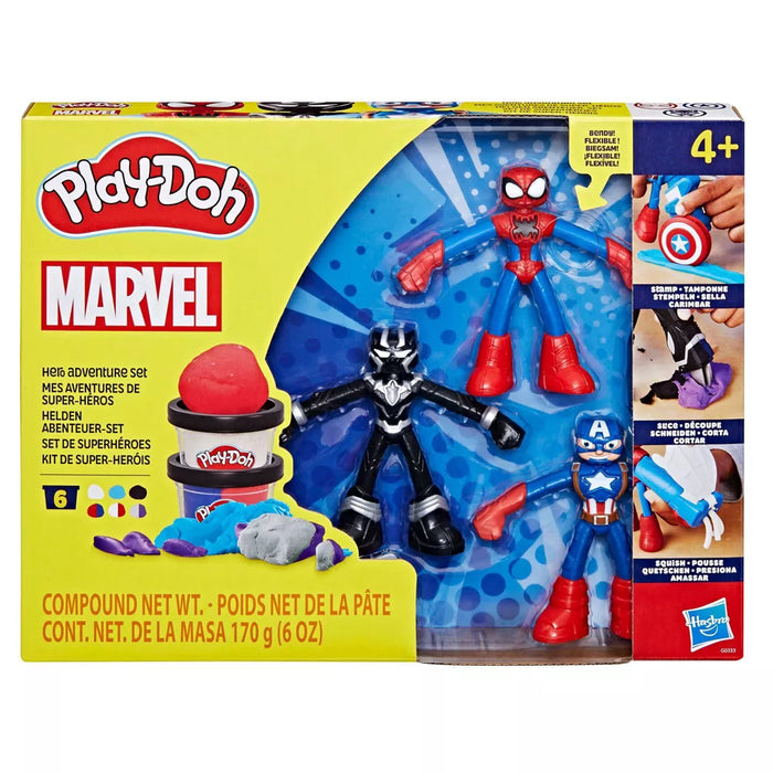 Play Doh: Marvel Hero Adventure - Set De Superheroes 3 Pack