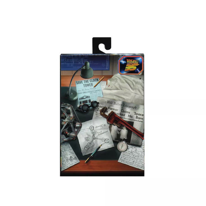 NECA Figura de Accion Ultimate: Volver Al Futuro - Doc Brown 7 Pulgadas