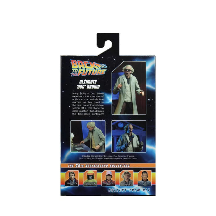 NECA Figura de Accion Ultimate: Volver Al Futuro - Doc Brown 7 Pulgadas