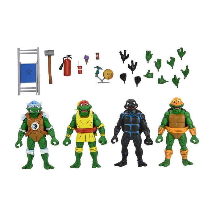 NECA Figura de Accion: TMNT Tortugas Ninja Archie Comics - Stump Wrestling Turtles 4 Pack 7 Pulgadas