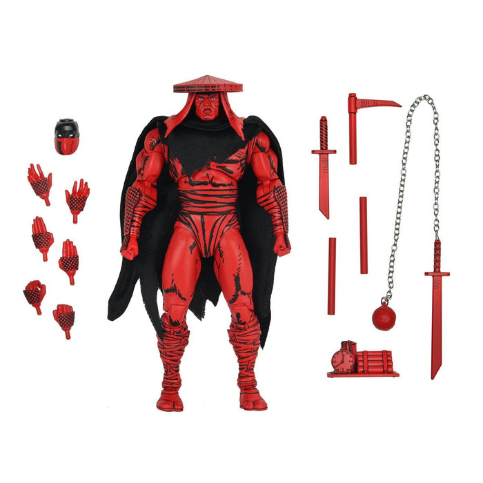 NECA Figura de Accion: TMNT Tortugas Ninja Mirage Comics - Foot Assassin Red & Black 7 Pulgadas