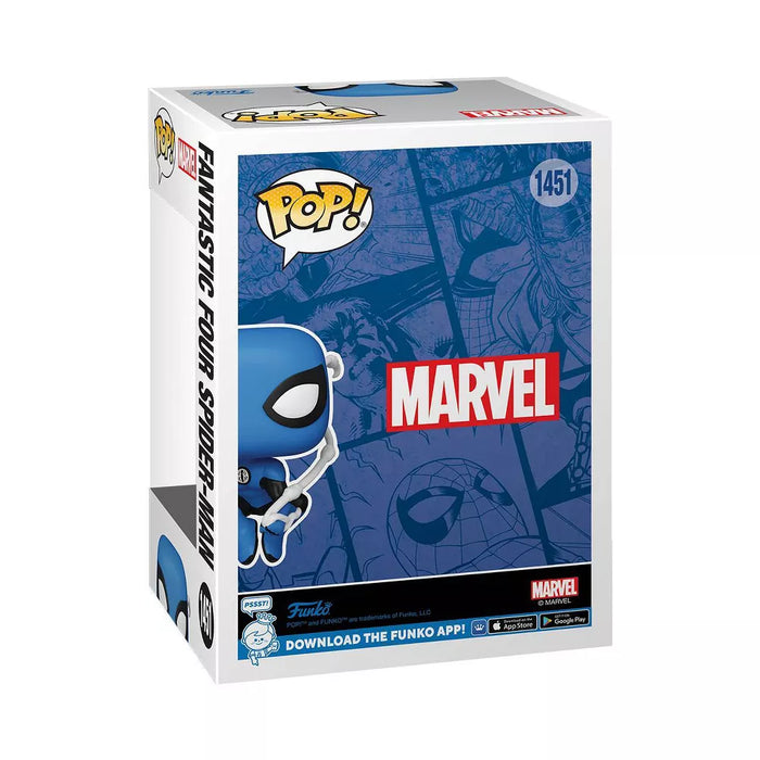 Funko Pop Marvel: Los 4 Fantasticos - Spider-Man Traje Azul Exclusivo