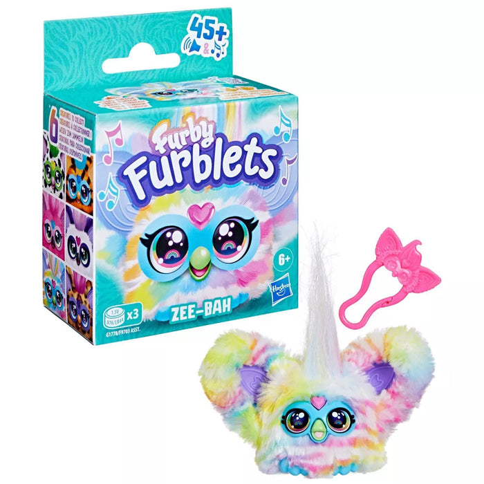 Furby Furblets: Zee-Bah Cebra Peluche Interactivo