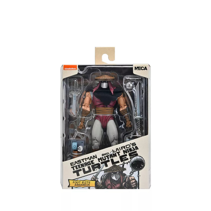 NECA Figura de Accion: TMNT Tortugas Ninja Mirage Comics - Foot Assassin Classic Colors 7 Pulgadas