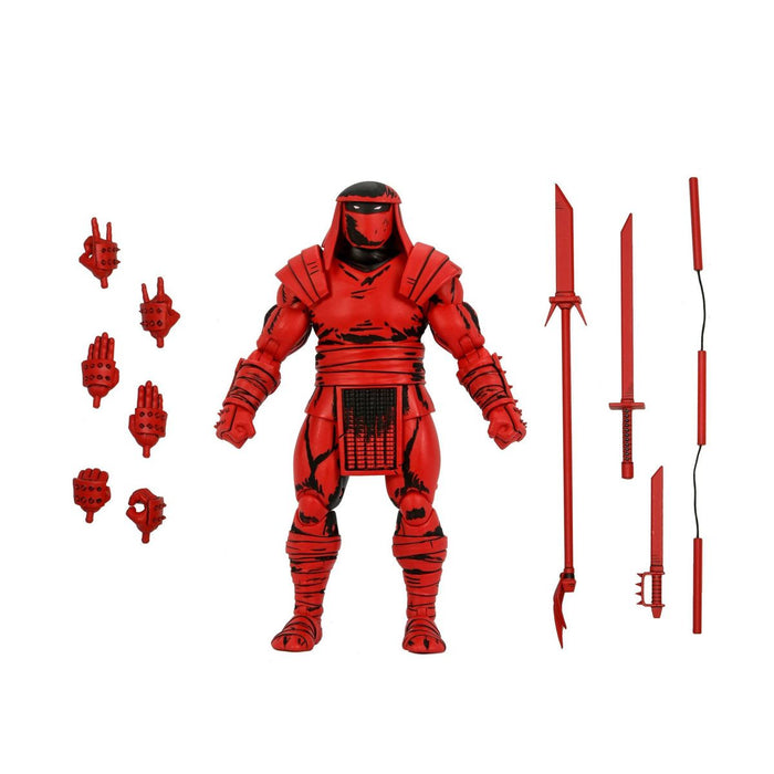 NECA Figura de Accion: TMNT Tortugas Ninja Mirage Comics - Foot Enforcer Red & Black 7 Pulgadas