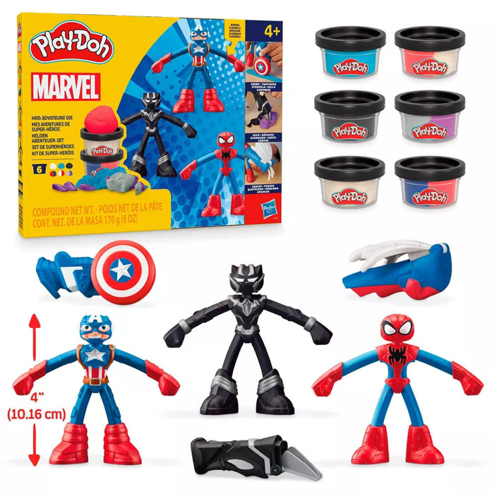 Play Doh: Marvel Hero Adventure - Set De Superheroes 3 Pack