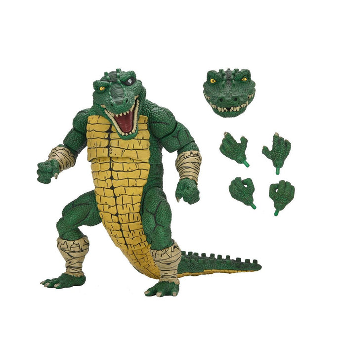 NECA Figura de Accion: TMNT Tortugas Ninja Mirage Comics - Leatherhead Deluxe 7 Pulgadas