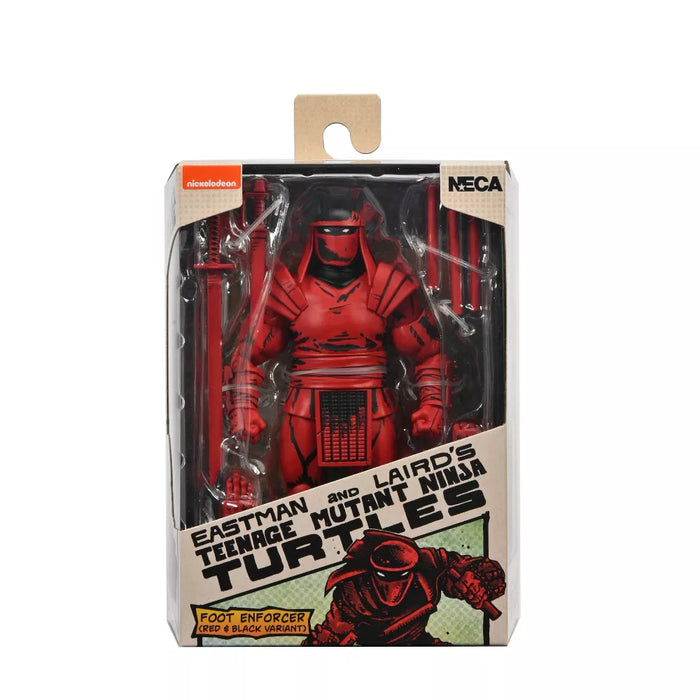 NECA Figura de Accion: TMNT Tortugas Ninja Mirage Comics - Foot Enforcer Red & Black 7 Pulgadas