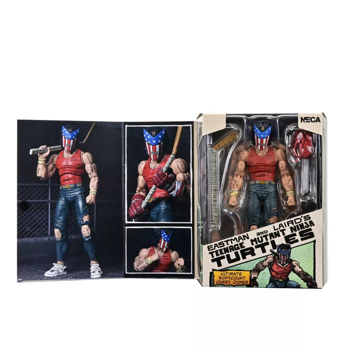 NECA Figura de Accion Ultimate: TMNT Tortugas Ninja Mirage Comics - Casey Jones Bodycount 7 Pulgadas