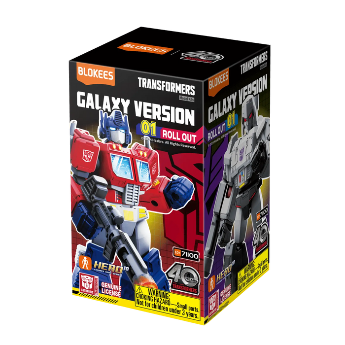 Blokees Transformers Galaxy Series: 01 Roll out Figura Sorpresa 71100