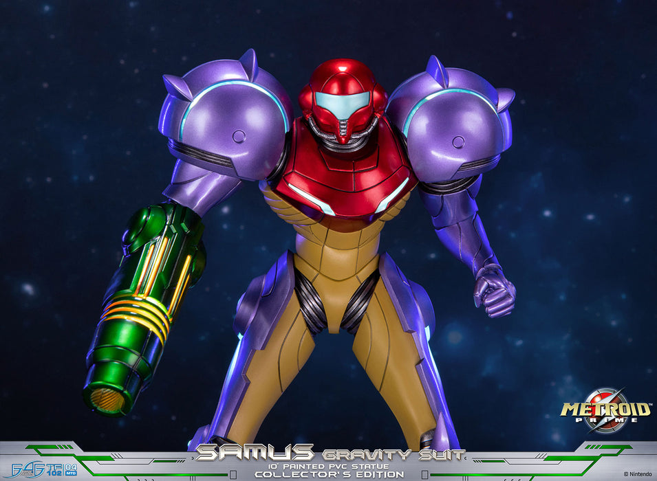 First 4 Figures: Metroid Prime - Samus Traje de Gravedad Coleccionista 10 Pulgadas