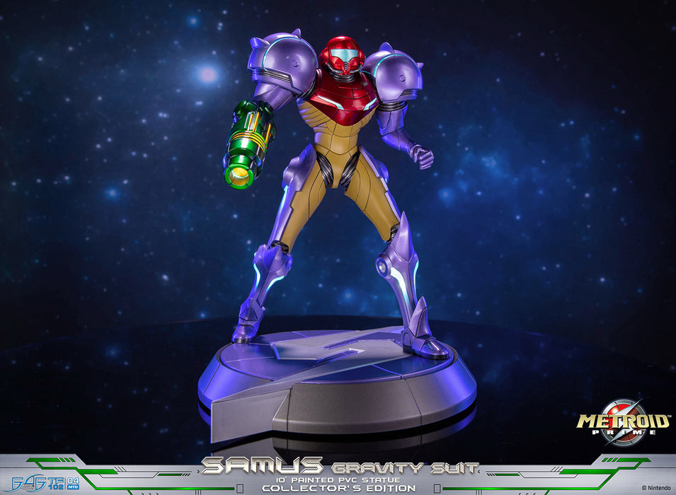 First 4 Figures: Metroid Prime - Samus Traje de Gravedad Coleccionista 10 Pulgadas