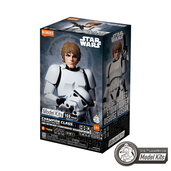 Blokees Star Wars Champion Class: A New Hope - Luke Skywalker Stormtrooper 75804
