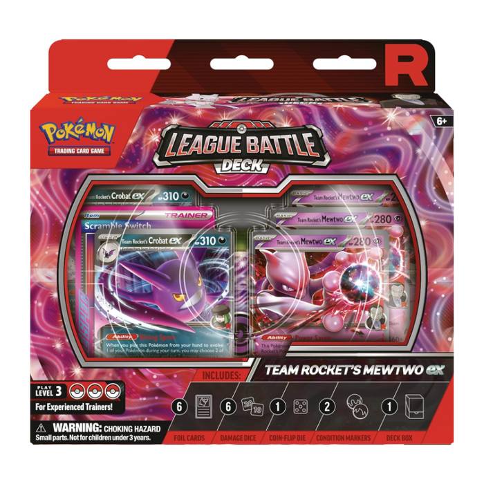 Pokemon TCG: Team Rockets - Mewtwo ex League Battle Deck en Ingles